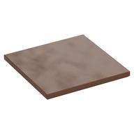 Tile 6 x 6 with Bottom Tubes (Reddish Brown)
