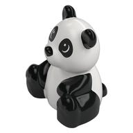 Duplo Animal Bear, Sitting, Panda Print (White)