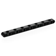 Technic Beam 1 x 15 Thick with Alternating Holes (Black)