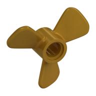 Propeller 3 Blade 3 Diameter with Pin Hole (Pearl Gold)