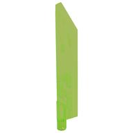 Large Figure Weapon Sword, Blade with Bar, Single Edge (Trans-Bright Green)