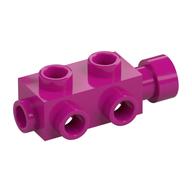 Brick Special 1 x 2 x 2/3 with Studs on Sides (Magenta)