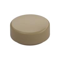 Tile Round 1 x 1 (Dark Tan)