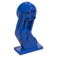 Mech Leg, Left, with Black Pin (Blue)