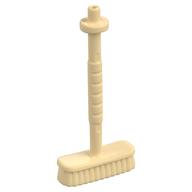 Duplo Equipment, Broom / Brush, Short Bristles (Tan)