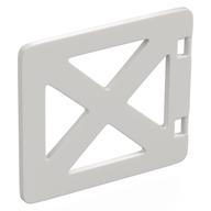 Duplo Door / Gate / Window with 'X' Supports (White)