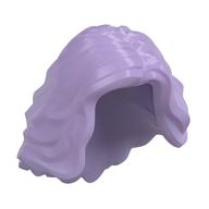Hair Mid-length with Side Part, Wavy (Lavender)