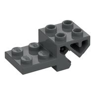 Plate Special 2 x 4 with Steering Bar (Dark Bluish Gray)