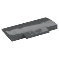 Brick Curved 5 x 8 x 2/3 with No Studs on Top (Dark Bluish Gray)