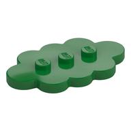 Plate Special 3 x 5 Cloud with 3 Center Studs (Green)