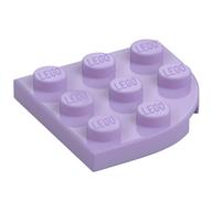 Plate Round Corner 3 x 3 (Lavender)