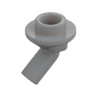Bar, Angled with 1 x 1 Round Plate / Stud on End (Light Bluish Gray)