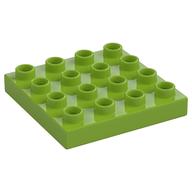 Duplo Plate 4 x 4 (Lime)