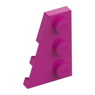 Wedge Plate 3 x 2 Left (Magenta)