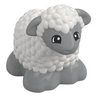 Duplo Animal Sheep / Lamb with Light Bluish Gray Legs and Head (White)