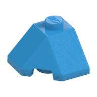 Brick Wedged, Sloped 45° 2 x 2 Corner (Dark Azure)