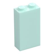 Brick 1 x 2 x 3 with Bottom Stud Holder (Light Aqua)
