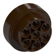 Wheel 31 x 15 Technic, 7 Pin Holes (Dark Brown)