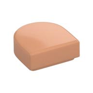 Tile Round 1 x 1 Half Circle (Nougat)