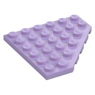 Wedge Plate 6 x 6 Cut Corner (Lavender)