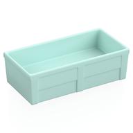 Duplo Container Box 2 x 4 (Horse Trough New Style) (Light Aqua)