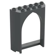 Panel 2 x 6 x 6 with Gothic Arch (Dark Bluish Gray)