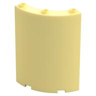 Panel 4 x 4 x 6 Quarter Cylinder (Bright Light Yellow)
