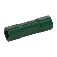 Technic Driving Ring Connector Smooth [2 rounded and 2 flat side walls] (Dark Green)