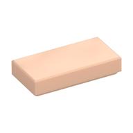 Tile 1 x 2 with Groove (Light Nougat)
