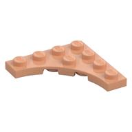 Plate Special 4 x 4 with 3 x 3 Quarter Round Cutout (Nougat)