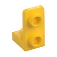 Bracket 1 x 1 - 1 x 2 Inverted (Yellow)