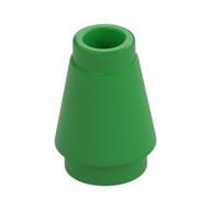 Cone 1 x 1 [Top Groove] (Bright Green)
