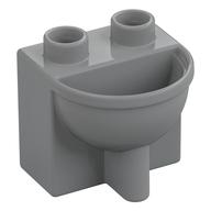 Duplo Bathroom Sink (Light Bluish Gray)