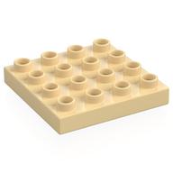 Duplo Plate 4 x 4 (Tan)