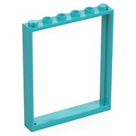 Door Frame 1 x 6 x 6 (Medium Azure)