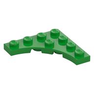Plate Special 4 x 4 with 3 x 3 Quarter Round Cutout (Bright Green)
