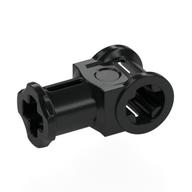 Technic Axle Connector with Axle Hole [Reinforced] (Black)