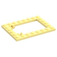 Plate Special 6 x 8 Trap Door Frame Horizontal [Long Pin Holders] (Bright Light Yellow)