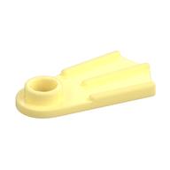 Minifig Footwear Flipper [Thick] (Bright Light Yellow)
