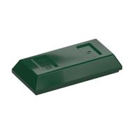 Tile Special 1 x 2 with Sloped Walls AKA Money / Gold Bar [Ingot] (Dark Green)
