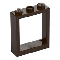 Window Frame 1 x 3 x 3 (Dark Brown)