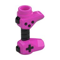 Game Controller / Weapon Hilt with Black Buttons Pattern (Dark Pink)