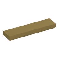 Tile 1 x 4 with Groove (Metallic Gold)