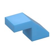 Brick Sloped 45° 2 x 1 with 2/3 Inverted Cutout and no stud (Medium Blue)