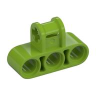 Technic Axle and Pin Connector Perpendicular Triple (Lime)