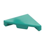 Tile 45° Cut 2 x 2 (Triangle) (Dark Turquoise)