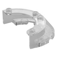 Windscreen 4 x 6 x 1 Round (Trans-Clear)