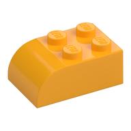 Brick Curved 2 x 3 (Bright Light Orange)