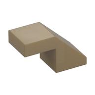 Brick Sloped 45° 2 x 1 with 2/3 Inverted Cutout and no stud (Dark Tan)