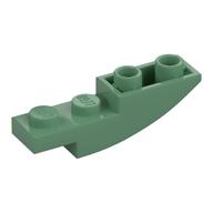Brick Curved Inverted 4 x 1 (Sand Green)